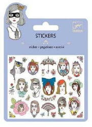 DJECO Set abtibilduri Portrete cu sclipici, Djeco (DJ09781)