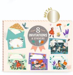 DJECO Set de invitatii Prietenii din gradina, Djeco (DD03493)