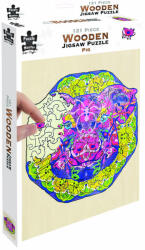 Construct It Puzzle lemn Porc (9350375000121)