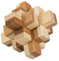 Fridolin Joc logic IQ 3D Puzzle in cutie metalica Block, Fridolin (Fr_17324) - infant