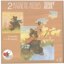 Egmont Toys Set 2 puzzle-uri magnetice Ursuletul de plus, Egmont Toys (Egm_630713) Jucarii de constructii magnetice