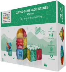 Cleverclixx Set magnetic de construit Dome 47 piese, Cleverclixx (CC-1024) Jucarii de constructii magnetice