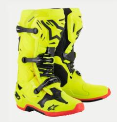 Alpinestars Tech 10 Motocross Csizma (Fluo-Piros) 2010020-533-11 (2010020-533-11)