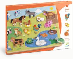 DJECO Puzzle din lemn Ferma, Djeco (DJ01835)