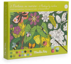 Moulin Roty Set creativ Picteaza cu numere Variatii botanice, Moulin Roty (MR_712612)