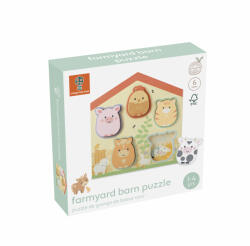 Orange Tree Toys Puzzle lemn animale de ferma, Orange Tree Toys (OTT06719)