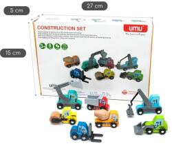 UMU Set de vehicule pentru constructii, UMU Toys (UM_1255)