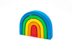 Marc toys Set Handmade, Curcubeu Arcada Medie Albastru (MCA0104)