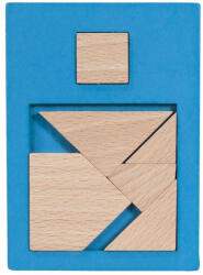 Fridolin Joc logic IQ puzzle din lemn Extra piesa-2, Fridolin (Fr_17102) - infant