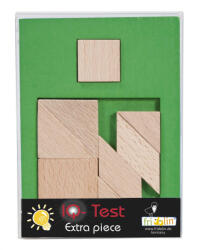 Fridolin Joc logic IQ puzzle din lemn Extra piesa-3, Fridolin (Fr_17103) - infant