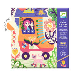 DJECO Joc creativ de razuit Casute trasnite, Djeco (DJ09713)
