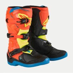 Alpinestars Tech 3S gyerek Motocross 2024 Csizma (Narancs-Fekete-Sárga) 2014024-4755-6 (2014024-4755-6)