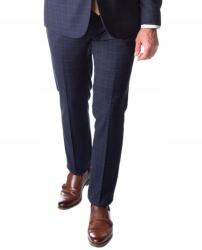  Sötétkék elegáns kockás nadrág W28 L32 176/78