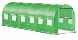 Sera de gradina tip tunel 300x600 cm, cadru metalic, 13 ferestre, 18 mp (GT-0005)