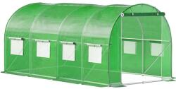  Sera de gradina tip tunel cu cadru metalic, 200x450 cm, 9 mp (GT-0004)