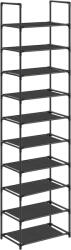 SONGMICS Raft de pantofi Songmics cu 10 niveluri, modular, metal, negru (EZ-LSH010B02) Pantofar