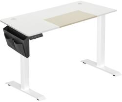 SONGMICS Birou electric reglabil pe inaltime Songmics, 140x60 cm, alb (EZ-LSD016W01)