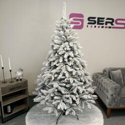 Sersimo Brad artificial nins Victoria 200 cm, 582 ramuri dese, suport metalic (U-Victoria-Snow-200)