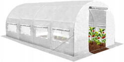 Sersimo Sera de gradina tip tunel 18 mp, 300x600 cm, cadru metalic galvanizat (TUN-5214)