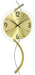 AMS Ceas de perete AMS 9717, mecanism quartz, carcasă din lemn cu elemente decorative metalice