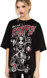 KILLSTAR tricou unisex KILLSTAR - Scaring Hell - Black - KSRA014620