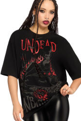 KILLSTAR tricou unisex KILLSTAR - Undead & Unbothered - Black - KSRA014618