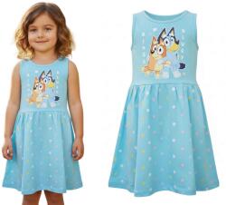  DISNEY Nyári Ruha Bluey kutyusok égkék 5-6 év (116 cm)
