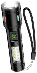 KAKUSIGA Lanterna LED Profesionala Kaku KSC-1578, Zoom 500m, 5 Moduri, Aluminiu, Alba (142555-42)