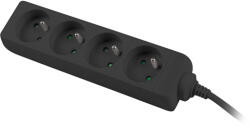  Prelungitor Lanberg 1.5m, 4 prize ng PS0-04E-0150-BK (timbru verde 0.18 lei) (PS0-04E-0150-BK)