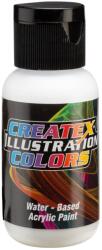 CreateX Colors Illusztrációs Fedő fehér airbrush festék CreateX 30 ml - 5068 Opaque White () (Crea-5068.30)