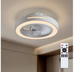 Brilagi - Plafonieră LED reglabilă cu ventilator LED/38W/230V Ø 46 cm alb + telecomandă (BG4034)