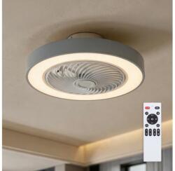 Brilagi - Corp de iluminat LED cu dimmer și ventilator, 38W/230V, Ø 50 cm, gri + telecomandă (BG4032)