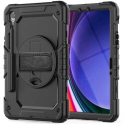XPRO Tech-Protect Solid360 Fekete Armor tok Samsung Galaxy Tab S9 FE 10, 9" készülékhez