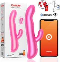 Oninder Oslo klitoriszágas vibrátor, rotációval (pink) (APP-os) - szeresdmagad