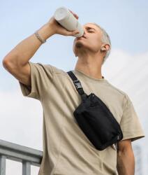 CABINZERO előzsebes fekete unisex övtáska, testtáska 4l CZ-FLICKER-Black