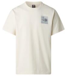 The North Face Mountain Escape Relaxed Short Sleeve Tee - Graphic Men Tricou cu mânecă scurtă WHITE DUNE XL