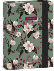 Ars Una füzetbox A/5, Flowery Green (ARS-50865352) - mesescuccok