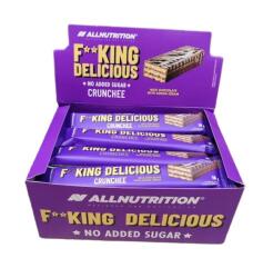 ALLNUTRITION Fitking Delicious Crunchee, Milk Chocolate with Cocoa Cream - 20 x 18g