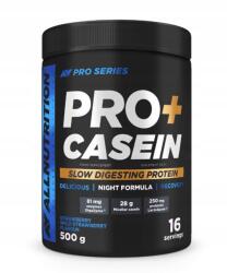 ALLNUTRITION Pro+ Casein, Strawberry-Wild Strawberry - 500 grams