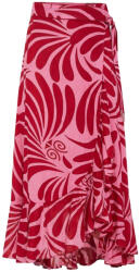 Funky Buddha Fustă Midi Plic Roz FBL013-112-14-CASHMERE-ROSE (FBL013-112-14-CASHMERE-ROSE)