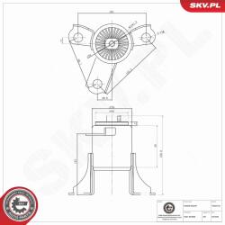 ESEN SKV Suport motor ESEN SKV 75SKV316 (75SKV316)