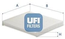 UFI Filtru, aer habitaclu UFI 53.186. 00 (53.186.00) - automobilus