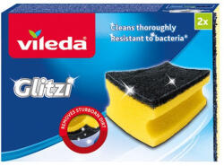 Vileda Súrolószivacs, 2 db, antibakteriális, VILEDA "Glitzi (F10064) - tonerpiac