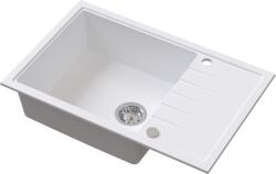 Ruvetti Axel gránit mosogató 78x50 cm fehér 3001AXWH160XLW (3001AXWH160XLW)