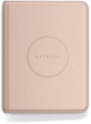 Satechi Husa pentru pasaport Satechi ST-VPCR, din piele vegana, localizare cu aplicatia Find My, Roz (ST-VPCR)