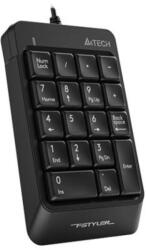 A4TECH Tastatura numerica A4tech Fstyler, 18 taste, USB, 150cm, compact design, Negru (FK-13P-BK) - freshit