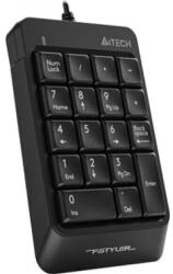 A4tech Tastatura Numeric Pad A4Tech Fstyler, 18 taste, USB, 70cm retractabil, compact design, negru (FK-13P-BK)