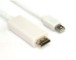 VCOM Кабел VCom, CG615L, Mini DisplayPort мъжко - HDMI мъжко, 1.8 m, Черен (CG615L-1.8M)