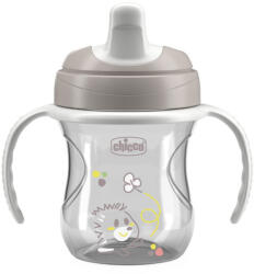 Chicco tanuló itatópohár foggantyúval 6hó+ - grey - 200 ml