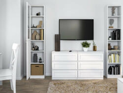 GreenSite MIX IGA 120 szekrény, 1 tükörrel, 61x120x200 cm, antracit-tölgy